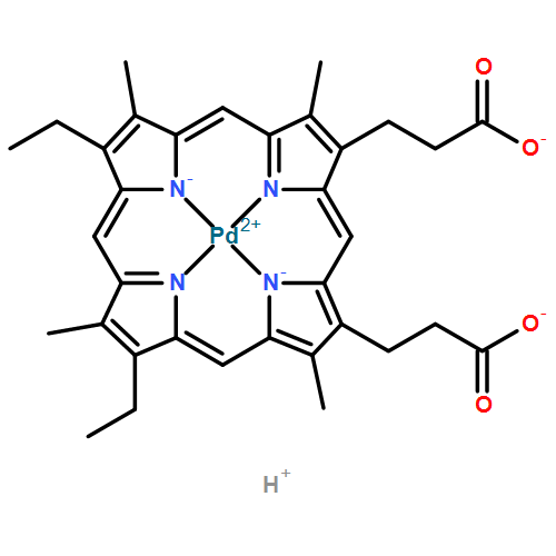Palladate(2-), [7,12-diethyl-3,8,13,17-tetramethyl-21H,23H-porphine-2,18-dipropanoato(4-)-κN21,κN22,κN23,κN24]-, hydrogen (1:1), (SP-4-2)-
