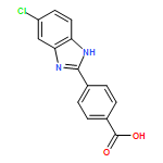 4-(6-CHLORO-1H-BENZIMIDAZOL-2-YL)BENZOIC ACID
