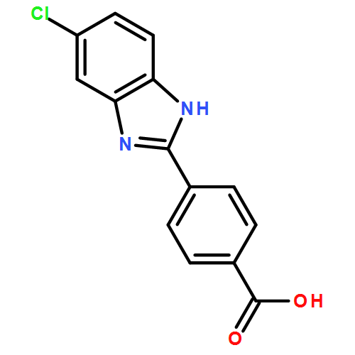 4-(6-CHLORO-1H-BENZIMIDAZOL-2-YL)BENZOIC ACID