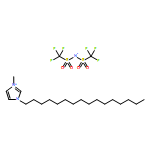 3-Hexadecyl-1-methyl-1H-imidazolium 1,1,1-Trifluoro-N-[(trifluoromethyl)sulfonyl]methanesulfonamide