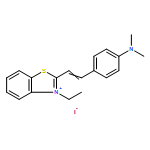 4-[2-(3-ETHYL-1,3-BENZOTHIAZOL-3-IUM-2-YL)ETHENYL]-N,N-DIMETHYLANILINE;IODIDE 