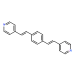 Pyridine, 4,4'-(1,4-phenylenedi-2,1-ethenediyl)bis-