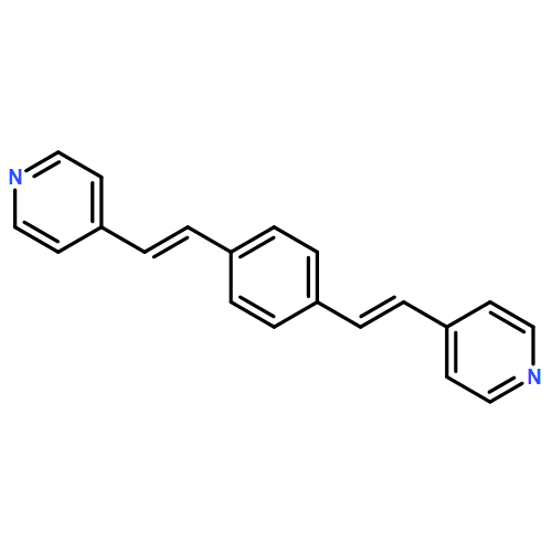 Pyridine, 4,4'-(1,4-phenylenedi-2,1-ethenediyl)bis-