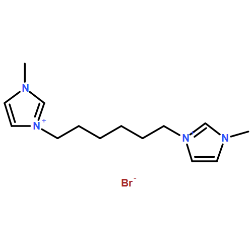 3-METHYL-1-[6-(3-METHYL-1,2-DIHYDROIMIDAZOL-1-IUM-1-YL)HEXYL]-1,2-DIHYDROIMIDAZOL-1-IUM;DIBROMIDE 