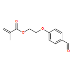 2-Propenoic acid, 2-methyl-, 2-(4-formylphenoxy)ethyl ester 
