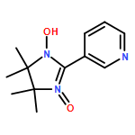 4,4,5,5-tetramethyl-2-(pyridin-3-yl)-4,5-dihydro-1H-imidazol-1-ol 3-oxide