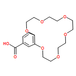 1,4,7,10,13,16-Benzohexaoxacyclooctadecin-18-carboxylic acid, 2,3,5,6,8,9,11,12,14,15-decahydro-