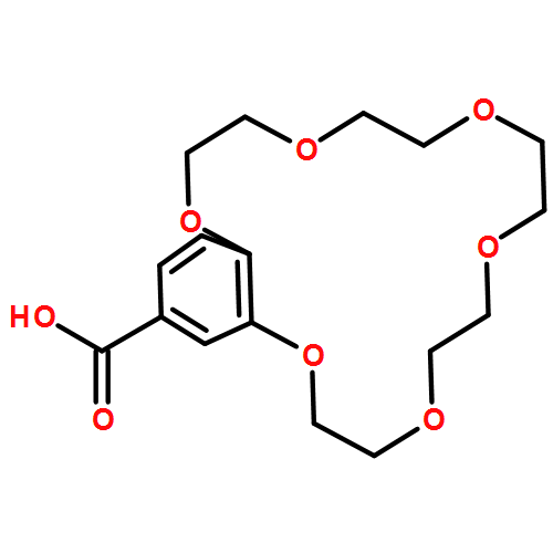 1,4,7,10,13,16-Benzohexaoxacyclooctadecin-18-carboxylic acid, 2,3,5,6,8,9,11,12,14,15-decahydro-