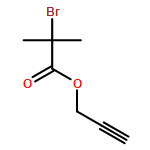 Propanoic acid, 2-bromo-2-methyl-, 2-propyn-1-yl ester