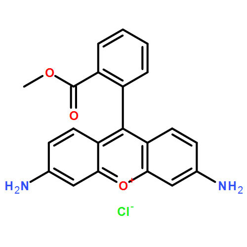 3,6-diamino-9-[2-(methoxycarbonyl)phenyl]xanthylium chloride
