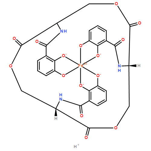 Ferrate(3-), [[N,N',N''-[(3S,7S,11S)-2,6,10-trioxo-1,5,9-trioxacyclododecane-3,7,11-triyl]tris[2,3-di(hydroxy-κO)benzamidato]](6-)]-, hydrogen (1:3), (OC-