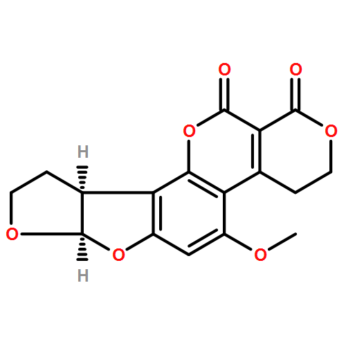 1H,12H-Furo[3',2':4,5]furo[2,3-h]pyrano[3,4-c][1]benzopyran-1,12-dione,3,4,7a,9,10,10a-hexahydro-5-methoxy-, (7aR,10aS)-