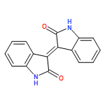 2H-Indol-2-one, 3-(1,2-dihydro-2-oxo-3H-indol-3-ylidene)-1,3-dihydro-