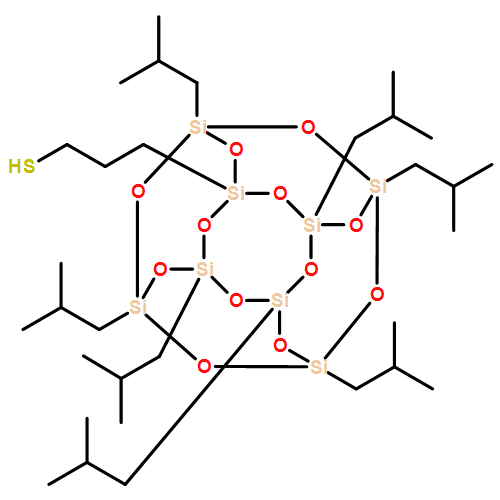 Pentacyclo[9.5.1.13,9.15,15.17,13]octasiloxane-1-propanethiol, 3,5,7,9,11,13,15-heptakis(2-methylpropyl)- 