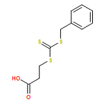Propanoic acid, 3-[[[(phenylmethyl)thio]thioxomethyl]thio]-