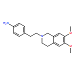 Benzenamine, 4-[2-(3,4-dihydro-6,7-dimethoxy-2(1H)-isoquinolinyl)ethyl]-