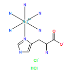 Ruthenium(2 ), pentaammine(histidinato-N3)-, dichloride, monohydrochloride, (OC-6-22)- (9CI)