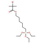 Propanoic acid, 2-bromo-2-methyl-, 6-(triethoxysilyl)hexyl ester