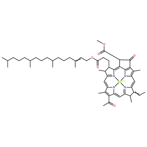 Magnesium, [(2E,7R,11R)-3,7,11,15-tetramethyl-2-hexadecenyl (3S,4S,13R,14E,21R)-9-acetyl-14-ethylidene-13,14-dihydro-21-(methoxycarbonyl)-