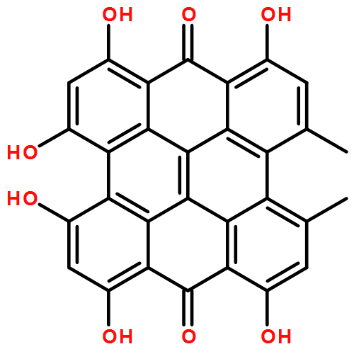 1,3,4,6,8,13-Hexahydroxy-10,11-dimethylphenanthro[1,10,9,8-opqra]perylene-7,14-dione