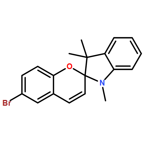 Spiro[2H-1-benzopyran-2,2'-[2H]indole], 6-bromo-1',3'-dihydro-1',3',3'-trimethyl-