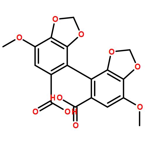 [4,4'-Bi-1,3-benzodioxole]-5,5'-dicarboxylic acid, 7,7'-dimethoxy-