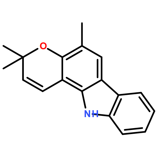 Pyrano[3,2-a]carbazole, 3,11-dihydro-3,3,5-trimethyl-