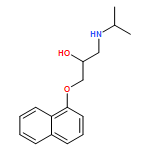 2-Propanol, 1-[(1-methylethyl)amino]-3-(1-naphthalenyloxy)-