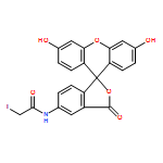 Acetamide,N-(3',6'-dihydroxy-3-oxospiro[isobenzofuran-1(3H),9'-[9H]xanthen]-5-yl)-2-iodo-