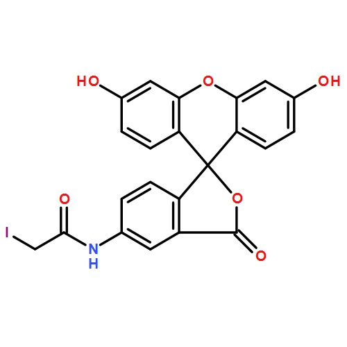 Acetamide,N-(3',6'-dihydroxy-3-oxospiro[isobenzofuran-1(3H),9'-[9H]xanthen]-5-yl)-2-iodo-