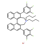 3H-Dinaphth[2,1-c:1',2'-e]azepinium,4,4-dibutyl-4,5-dihydro-2,6-bis(3,4,5-trifluorophenyl)-, bromide (1:1), (11bS)-