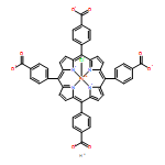 Ferrate(4-), chloro[[4,4',4'',4'''-(21H,23H-porphine-5,10,15,20-tetrayl-κN21,κN22,κN23,κN24)tetrakis[benzoato]](6-)]-, hydrogen (1:4), (SP-5-12)-