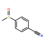 Benzonitrile, 4-(methylsulfinyl)-